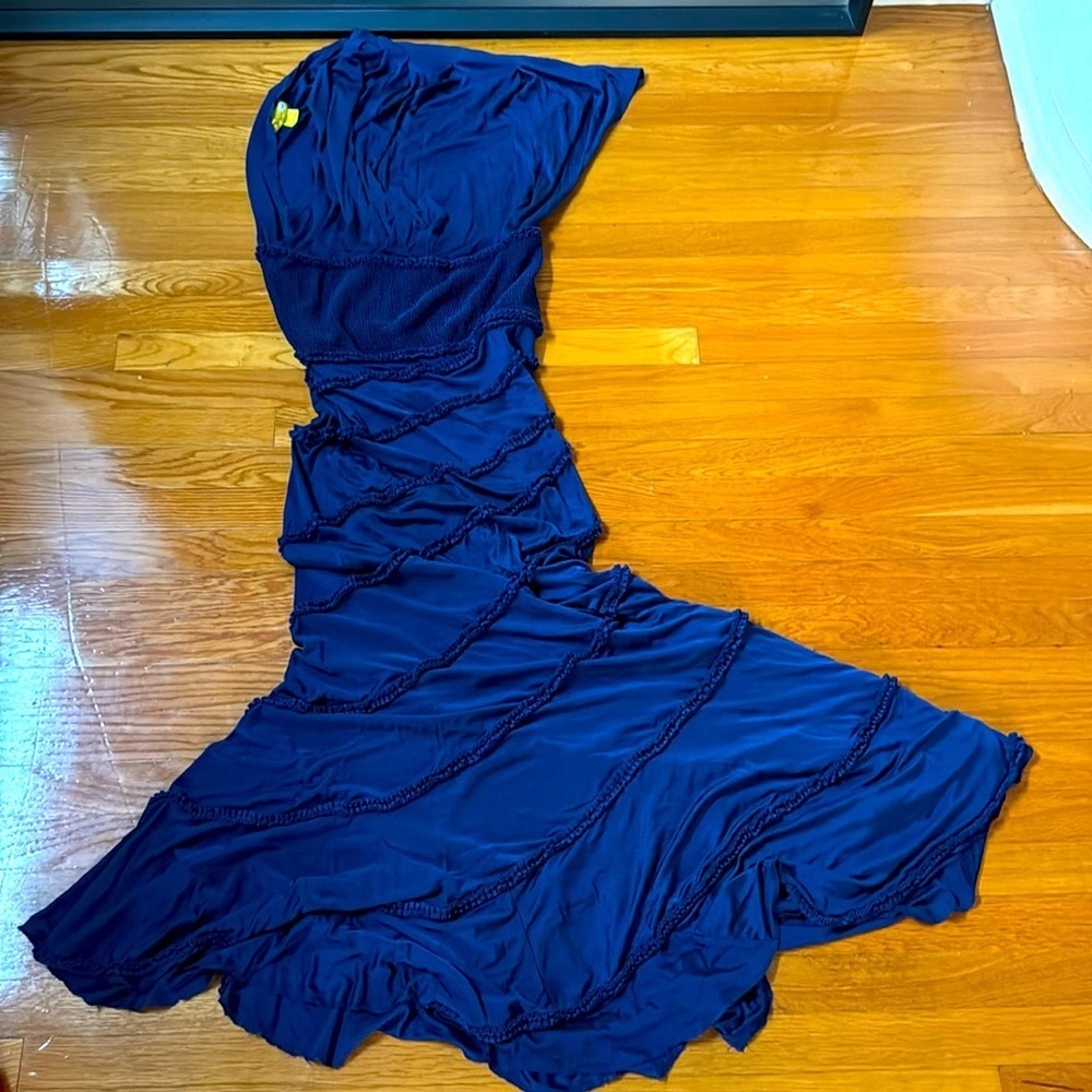 Catherine Maladrino One Shoulder Gown